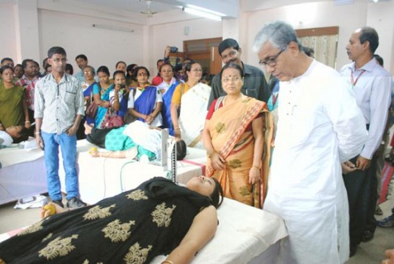 CM urged womenfolk to donate blood generously